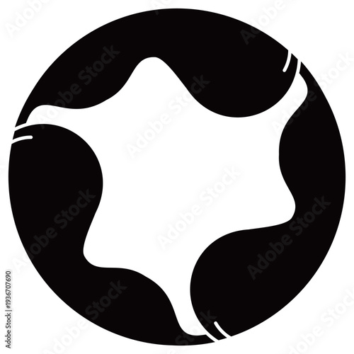 家紋です。三つ割り瓢といいます。