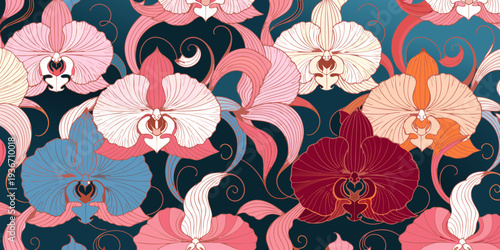 Gemini said

This vintage pink rose floral vector illustration features a seamless nature pattern for spring textile decoration and blossom wallpaper design