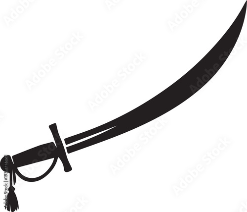 Scimitar vector illustration