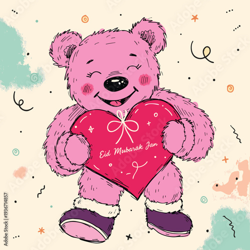 teddy bear with heart