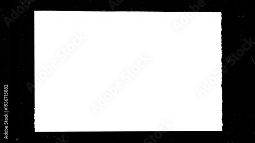 Scanned paper texture overlay with analog film grain dust scratches alpha channel background for vintage video editing