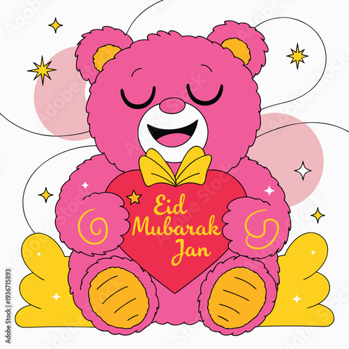 teddy bear with flowers