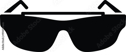 Graphic illustration of protective eyewear goggles