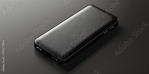 Black Smartphone on Dark Surface