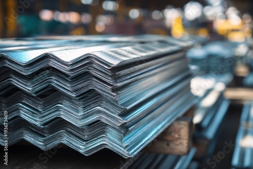 Corrugated Metal Sheets, Outdoor Construction Storage