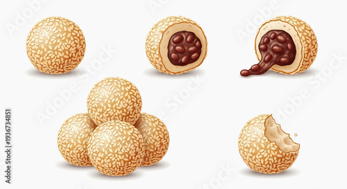 Assorted lychee fruits and their cross-sections displayed on a clean surface from various viewpoints