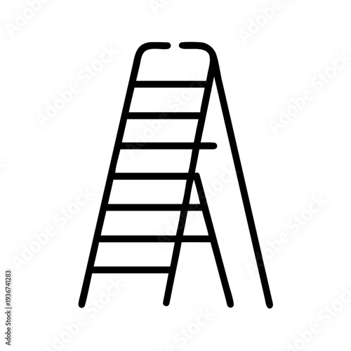 Swedish Ladder Icon — Gymnastics Equipment, Stretching and Fitness Training Symbol