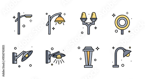 A collection of chocolate eggs in various states from whole to broken in flat modern vector style, perfect for Easter celebrations and confectionery designs