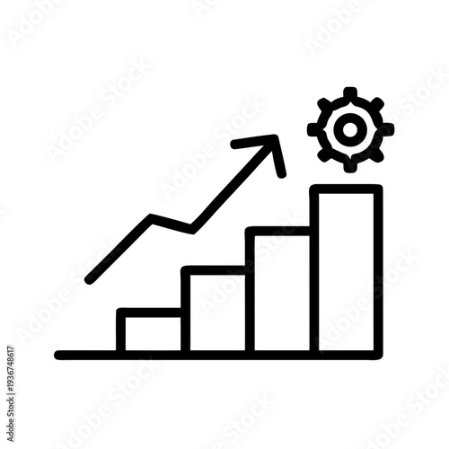 Lockable briefcase with handle and keyhole in minimalist style  