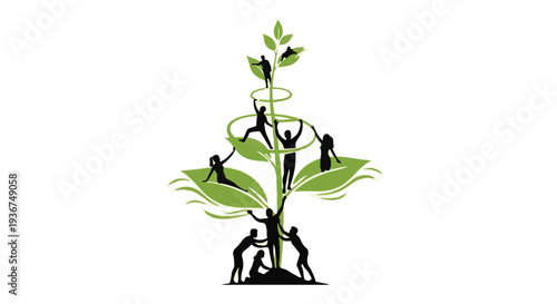 Gemini said

A fresh green sprout with vibrant leaves grows from a small seedling stem, representing nature and ecology as it sits isolated on a white background like a budding garden plant in a vase