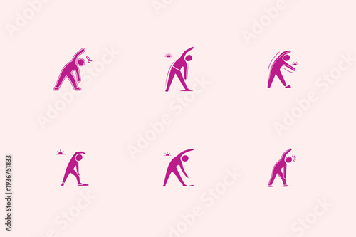 Sequence of a person performing a golf swing in six stages, armed forces day