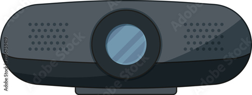 Web camera icon. Multimedia device. Digital webcam