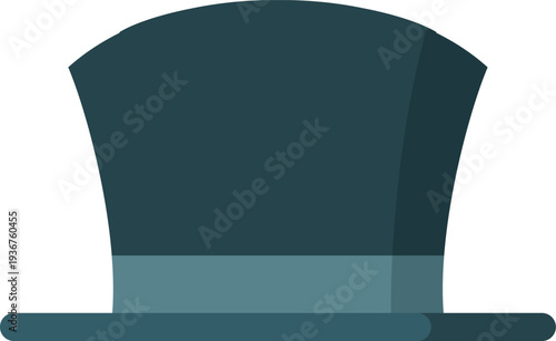 Top hat icon. Retro cylinder head cap