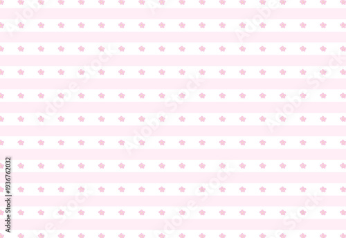 Little pink flower pattern on pink and white stripe background for spring and summer wallpaper, fabric print, floral, textile, nature, garden, backdrop, garment, picnic blanket, duvet, phone case