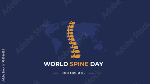 World spine day flyer