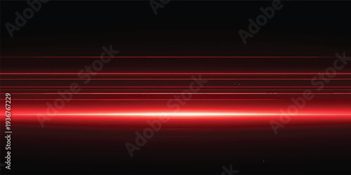 Red abstract background with glowing laser lines and dark wave patterns creates a bright digital art texture for a modern web wallpaper design