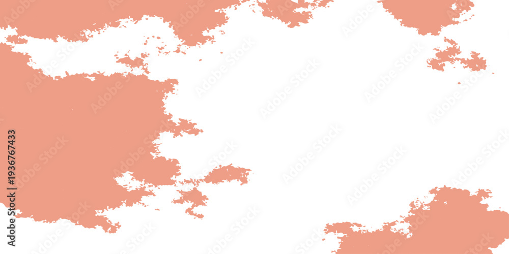 Obraz premium Abstract Coral Grunge Paint Splash Background with Distressed Texture