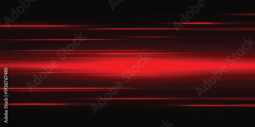 A glowing red and black abstract background features a bright motion blur design with laser lines and a high-tech energy pattern for a modern web wallpaper illustration
