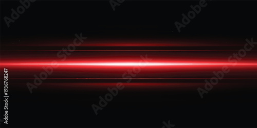 An abstract red background features glowing light rays and digital motion lines that create a textured wave of color across a dark space with a futuristic technology flare