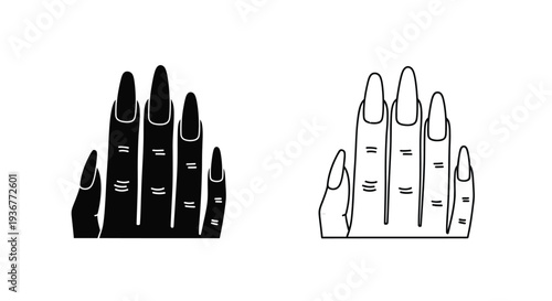 Minimalist abstract brushes & pens Vector