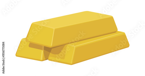 Gold Bars Vector Design, Neatly Stacked and Isolated, Perfect for Finance, Banking, Wealth Management