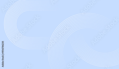 Aerial view of abstract circular patterns in light blue environment, eps illustration, '68.eps' reference
