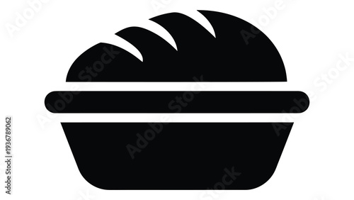 Dough rising basket with proofing bread dough in banneton for artisan baking and sourdough preparation