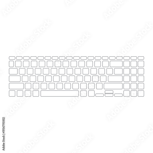 ultra thin wired computer keyboard