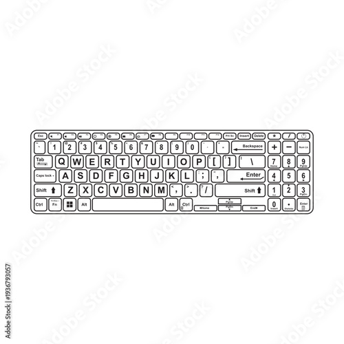 ultra thin wired computer keyboard