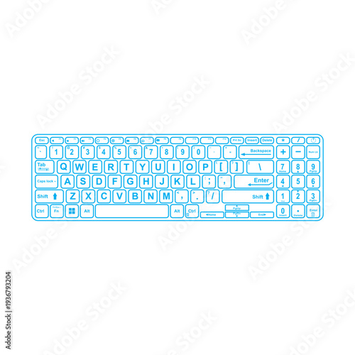 ultra thin wired computer keyboard