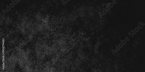 Abstract black gray wall textured background. Empty gray rusty stone or metal surface texture. Dark smoke texture. Black and white grunge wall. Light fog backgrounds. Cloud sky night. Slate surface.