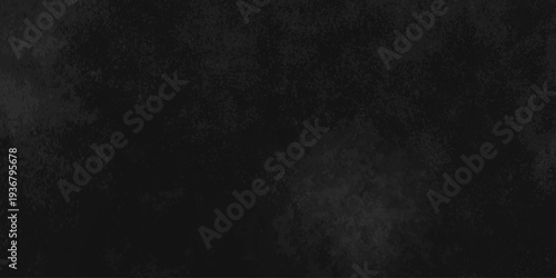 Abstract black gray wall textured background. Empty gray rusty stone or metal surface texture. Dark smoke texture. Black and white grunge wall. Light fog backgrounds. Cloud sky night. Slate surface.
