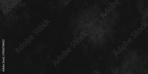 Abstract black gray wall textured background. Empty gray rusty stone or metal surface texture. Dark smoke texture. Black and white grunge wall. Light fog backgrounds. Cloud sky night. Slate surface.