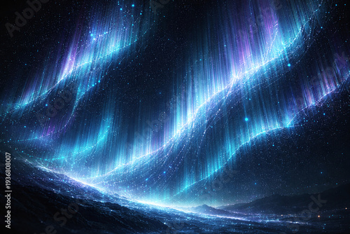 Digital Aurora — The Flow of Light and Data