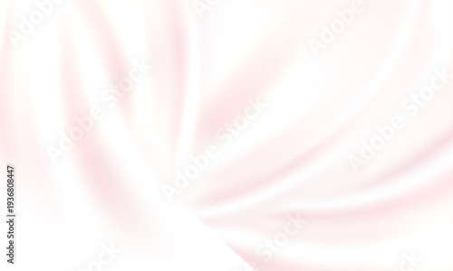光沢のある薄ピンク色のドレープのイラスト