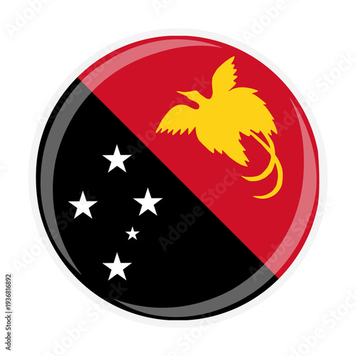 Free Download Papua new guinea national round circle flag emblem official icon - GFXLoad