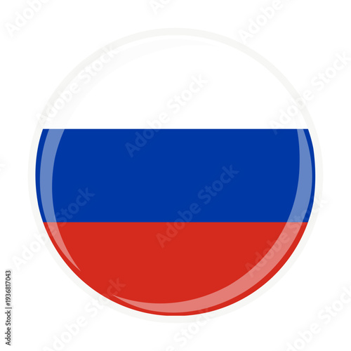 Russia national round circle flag emblem official icon Free Download Russia national round circle flag emblem official icon - GFXLoad