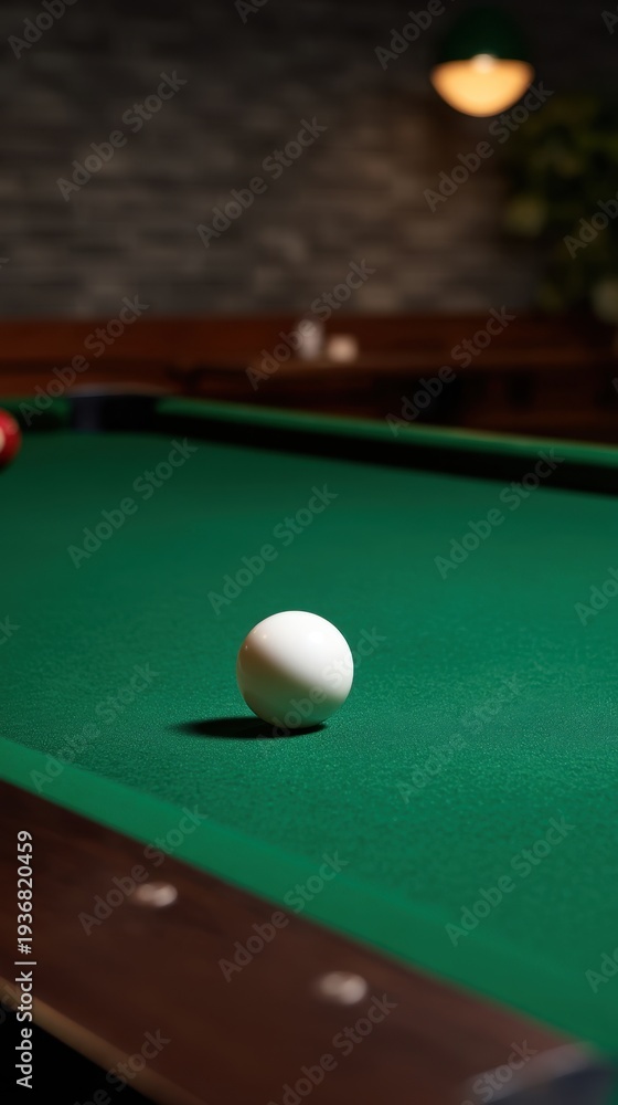 custom made wallpaper toronto digitalDramatic Break Shot of White Ball Positioned on Pool Table in Spotlight Lighting