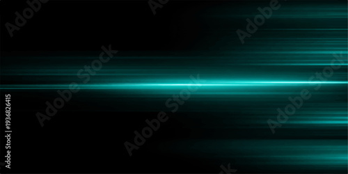 A dark digital wallpaper features an abstract blue background with motion lines and glowing light rays creating an energetic wave pattern across a black space backdrop