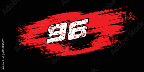 racing number logo designs 1 to 10 for racing, motorsports and racing jerseys Vector Template EPS 10