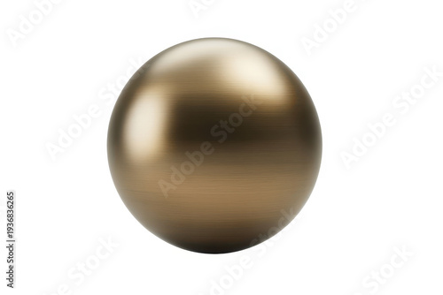 Shiny gold egg metallic smooth