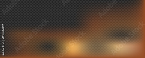 Unique light leak featuring distinct orange flare spots. Imitates realistic camera lens reflections and film burn for creative photo editing and vintage graphic design overlays