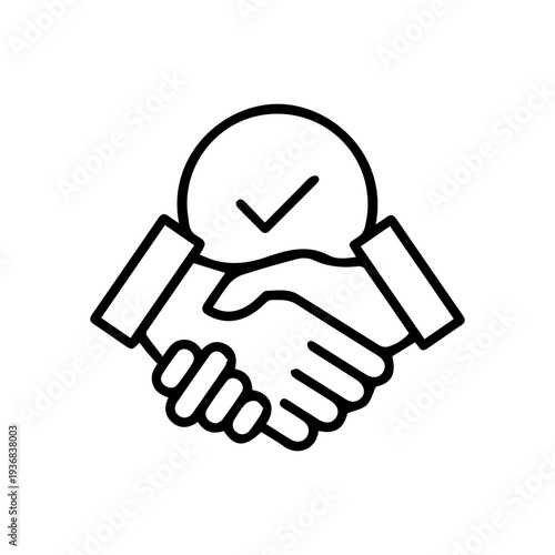 Confirmed business handshake