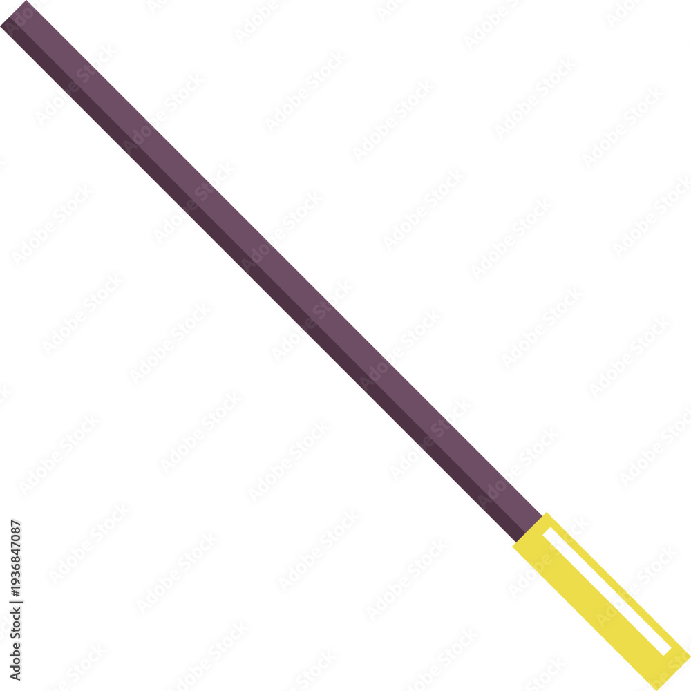 Naklejka premium Magician wand. Fairytale or magic stick cartoon icon