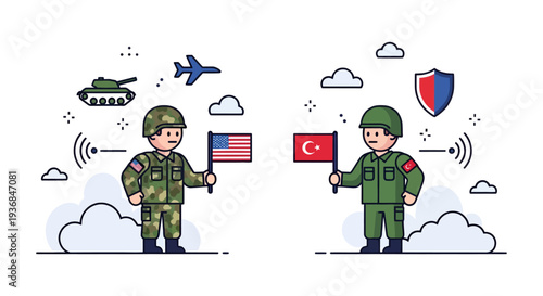 Military Diplomacy Between US and Turkey: Tank and Airplane Communication
