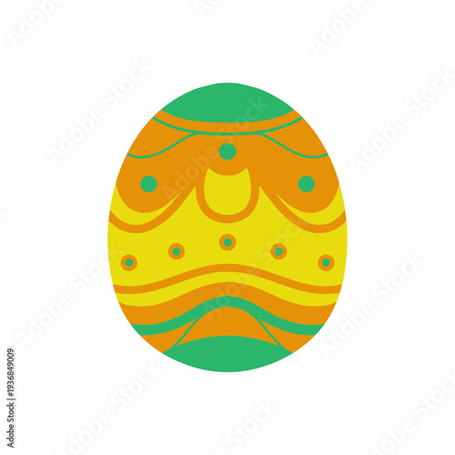 Colorful Easter egg illustrations with unique patterns. Ideal for holiday greeting cards and spring celebration designs