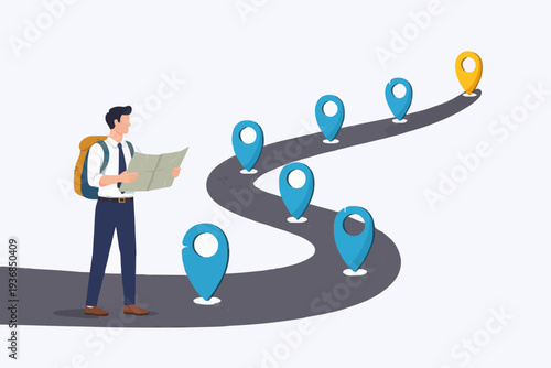 Travel Route With Map