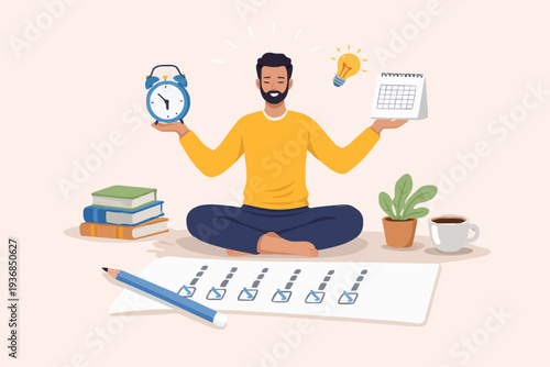 Man with time and ideas