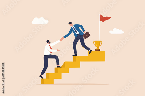 Business People Helping Each Other