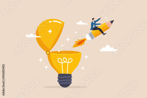 New idea and creative concept